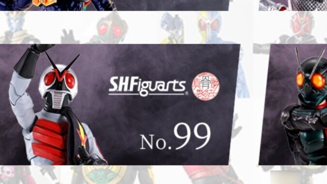 In 8 minutes, you can review the Kamen Rider series of True Bone Sculptures from 1 to 100. One book 