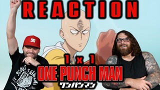 One Punch Man 1x1 REACTION!! "The Strongest Man"