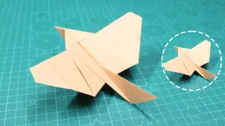 Long-Lost Paper Plane "Sparrow" With A Super Strong Flying Ability