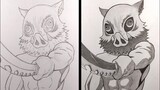 How to Draw Inosuke - Kimetsu no Yaiba