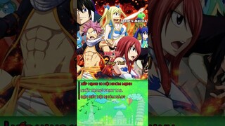 Xếp hạng sức mạnh các hội pháp sư trong fairy tail #top10 #anime #shorts