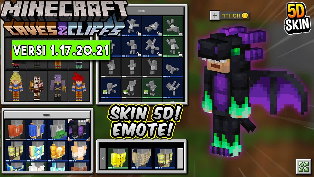 Chi tiết cách đổi skin Minecraft  tự tạo skin mới trên PC mobile