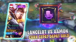 TUTORIAL CEPAT JADIIN ITEM PAKAI EMBLEM BOUNTY HUNTER AJA, LANCELOT VS AAMON