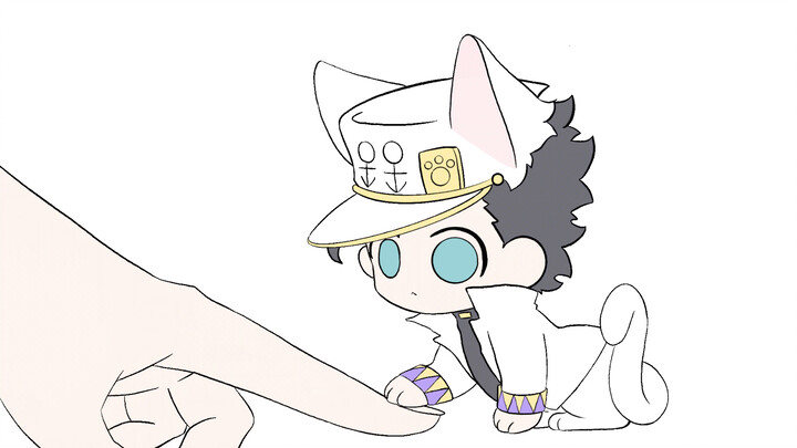 【Tracing｜JOJO｜Jotaro】Cakar kucing Si-chan ada di atas