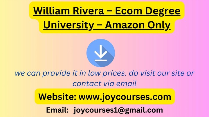 William Rivera – Ecom Degree University – Amazon Only