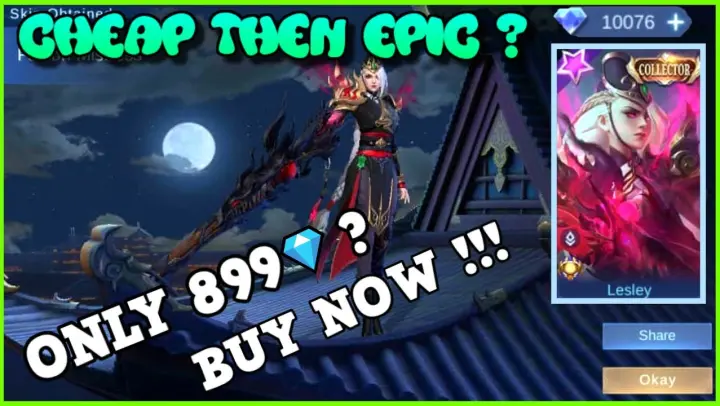 LESLEY COLLECTOR SKIN FALCON MISTRESS IS ONLY FOR 899💎 ? | GRAND COLLECTION EVENT - MLBB