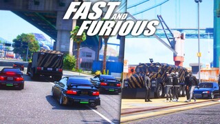 FAST AND FURIOUS ! PENGAWALAN TRUCK BERISI BARANG BERBAHAYA !!! GTA 5 ROLEPLAY