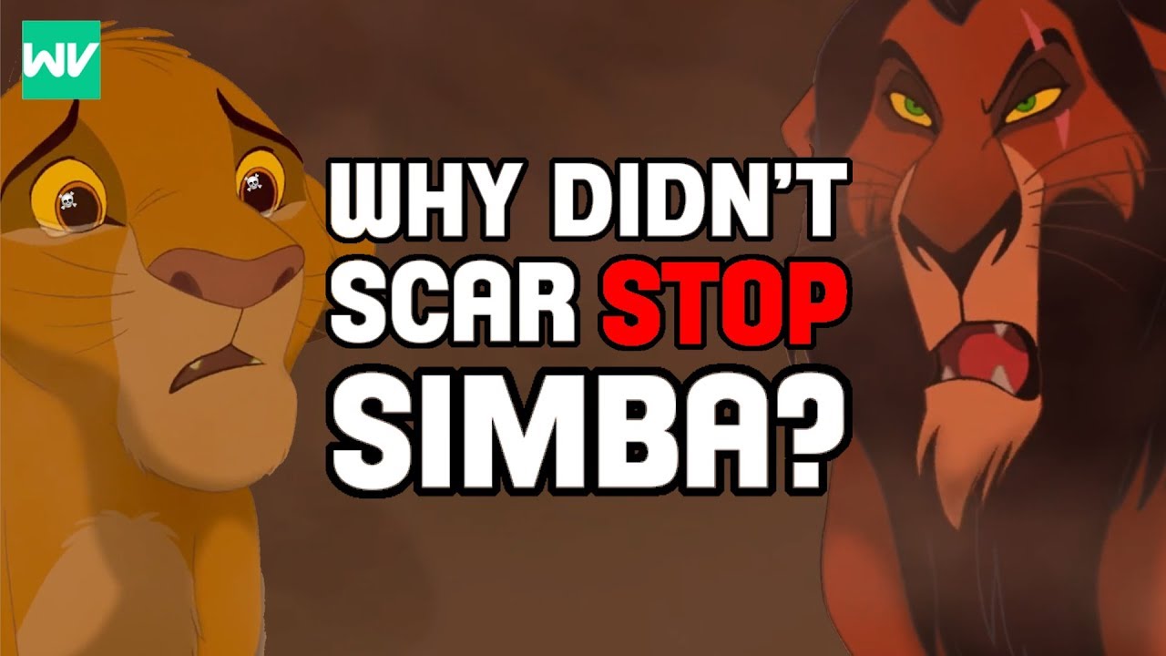 Why Didn't Scar Stop Simba Himself? | Lion King Theory: Discovering Disney - Bilibili Why Didn't Scar Stop Simba Himself? | Lion King Theory: Discovering Disney - Bilibili