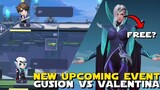 NEW UPCOMING EVENT! GUSION VS VALENTINA RACE! | FREE HERO VALENTINA? | MOBILE LEGENDS NEWS