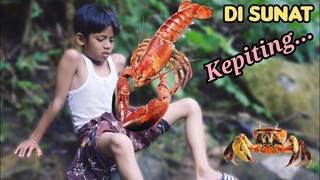 di SUNAT KEPITING❗komedi sunat diwan bocil riki | circumcision of crabs | muhyi official