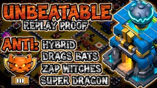 New TH12 War Base With Replay Proof + Link | Anti Zap Witches & Hybrid & Drags Bats | Clash Of Clans