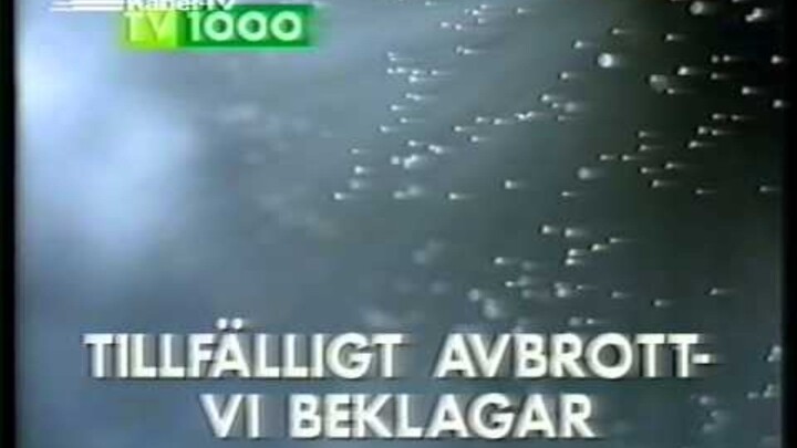 Tillfälligt Avbrott TV1000 1995