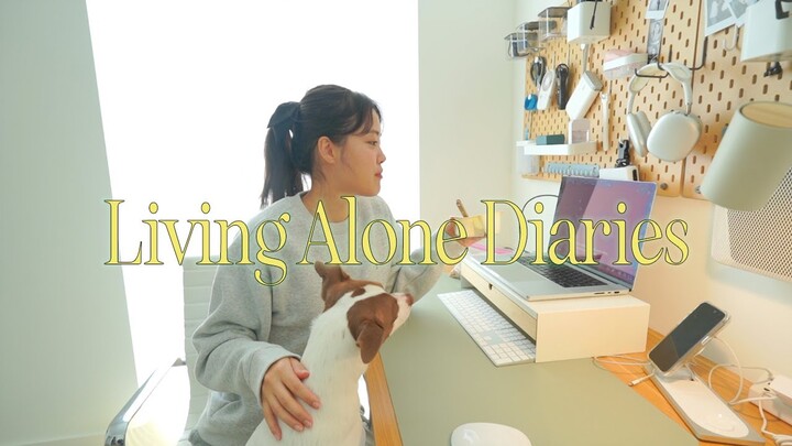 Living Alone Diaries | Simple week at home, chit chat talk about growing up in my 20s, & cooking!