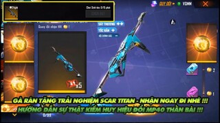 Free Fire| Hướng dẫn anh em sự thật kiếm huy hiệu lấy Mp40 thần bài từ 19 kim cương có rẻ không ta?