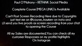 Paul O’Mahony Course RETHiNK Social Media Download