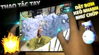 [Free Fire] Show Thao Tác Tay Đặt Bơm Keo Lia Tâm iPad Pro Đẳng Cấp | TK Sói