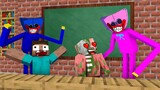 Monster School : BABY MONSTERS HUGGY WUGGY vs KISSY MISSY CHALLENGE ALL EPISODE Minecraft Animation