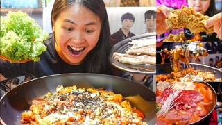 BEST KOREAN FOOD in SINGAPORE?! K-Pop Themed Korean Restaurant - Street Food in Korea | Budae Jjigae