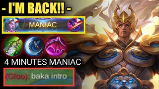 4 Mins MANIAC!! Buffed Martis INSANE DAMAGE!! | Martis Best Build -Top 1 Global Martis Build MLBB