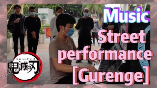 [Demon Slayer]  Music | Street performance   [Gurenge]