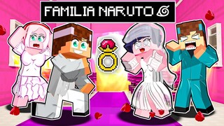 O CASAMENTO do MEU FILHO na FAMILIA NARUTO do MINECRAFT!