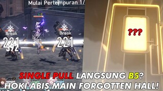 Hoki Parah! Abis Main Forgotten Hall Langsung Dapet B5! | Honkai Star Rail Indonesia