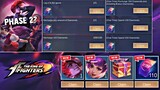 NEW KOF 2024! PHASE 2 TASK CLAIM YOUR FREE KOF SKIN AND EPIC SKIN + TICKET DRAWS! | MOBILE LEGENDS