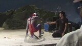 Ultraman filming scene behind-the-scenes! The reaction of the first Ultraman was so funny!