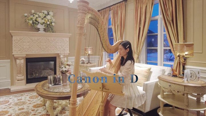 [Cover] Canon In D - Harp Version | Healing Music