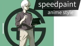 (speedpaint)gambar di ibispaint dg style anime