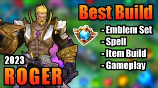 ROGER BEST BUILD 2022 | TOP 1 GLOBAL ROGER BUILD | ROGER - MOBILE LEGENDS | MLBB