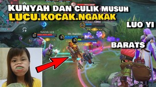 MOMENT KONYOL!! COMBO BARATS LUO YI 😂 MOBILE LEGENDS BANG BANG INDONESIA