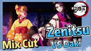 [Demon Slayer]  Mix Cut | Zenitsu  VS Daki