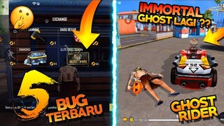 TOP 5 TRIK DAN BUG TERBARU DI FREE FIRE VIRAL DI TIKTOK- GHOST RIDER  | IMMORTAL GHOST