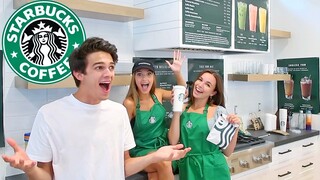 WE OPEN A STARBUCKS IN BRENT'S NEW HOUSE!!