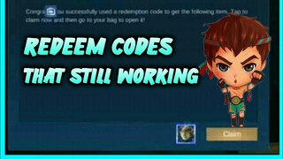 Redeem Codes That Still Working/July 9 2020