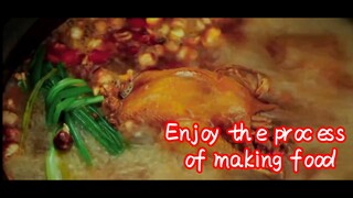 Enjoy the process of making food