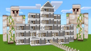Minecraft DEFEND IRON GOLEM HOUSE Vs ZOMBIE APOCALYPSE MOD / ZOMBIES AND GOLEMS ! Minecraft Mods