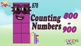 Numberblocks 800-900 - Let's Learn to Count