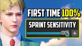 100% SPRINT SENSITIVITY THE BEST FOR FASTER MOVEMENT?! | PUBG Mobile