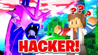 FIGHTING BIGGEST HACKER POKEMON! (Minecraft AnubisMC Pixelmon)