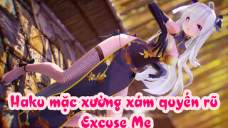 [MMD] Haku mặc xường xám quyến rũ | Excuse Me