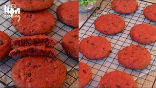 RED VELVET AMERICAN COOKIES ALA HAN COOKING | BISA JADI TAMBAHAN IDE JUALAN NIHH!!!