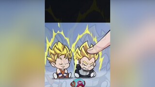 Goku & VEGETA Biến siêu Saiyan cực cute❤ dragonball highlightanime wibu fananime tiktoker animeaction GiangSinh2020