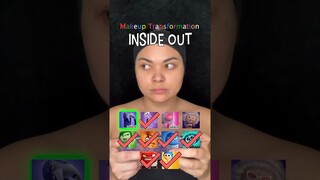 ‘ENNUI’ Inside Out Makeup Transformation 🥱 #InsideOut2 #newemotions #illusionmakeup #makeuptutorial