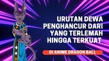 Urutan Dewa Penghancur Dari Yang Terlemah Hingga Terkuat Di Anime Dragon Ball