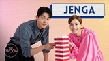 Jung Yu-mi and Nam Joo-hyuk play Jenga [ENG SUB]