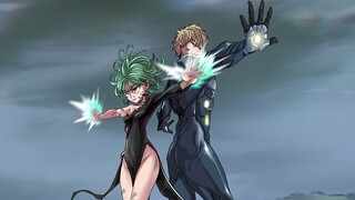 [ One Punch Man ] Shivering Tornado dan Devil Transformed Man (animasi buatan sendiri)