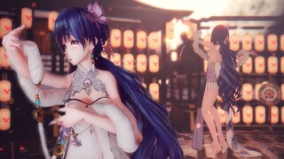 【模型配布】心华生贺特典旗袍-梅吟【心华MMD】【古风唯美系列】【心华六周年】【心华诞生祭2021】【心华2021生贺第一弹】