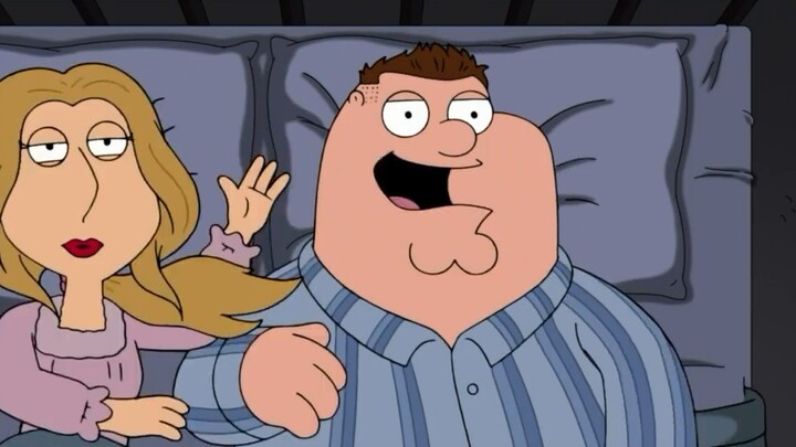 Family Guy แสดงความเคารพต่อ Forrest Gump ปีเตอร์ ซึ่งเป็นง่อยตั้งแต่ยังเป็นเด็ก ค่อยๆ ก้าวไปสู่จุดสู